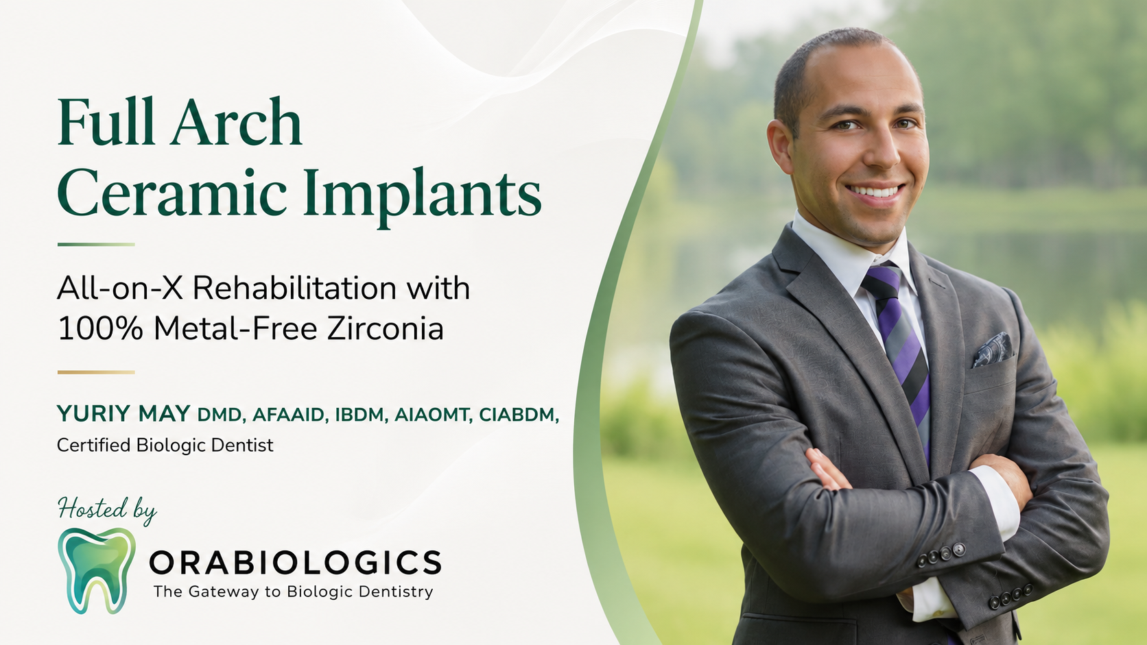 Full Arch Ceramic Implants  All-on-X Rehabilitation with  100% Metal-Free Zirconia- Dr. Yuriy May